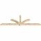 Ekena Millwork Redmond Rough Sawn Timber Gable Bracket, Douglas Fir, 108"W x 36"H x 4"D x 4"F, 8/12 Pitch GBW108X36X0404RED00RDF - alternate 4